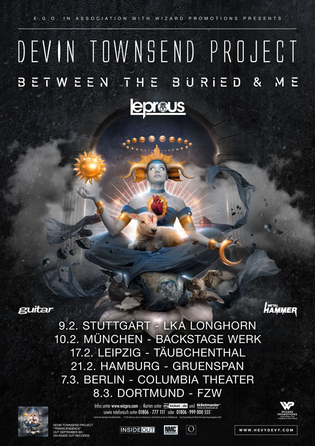 NEUES Devin Townsend auf Tour in Dortmund ConcertMoments.de
